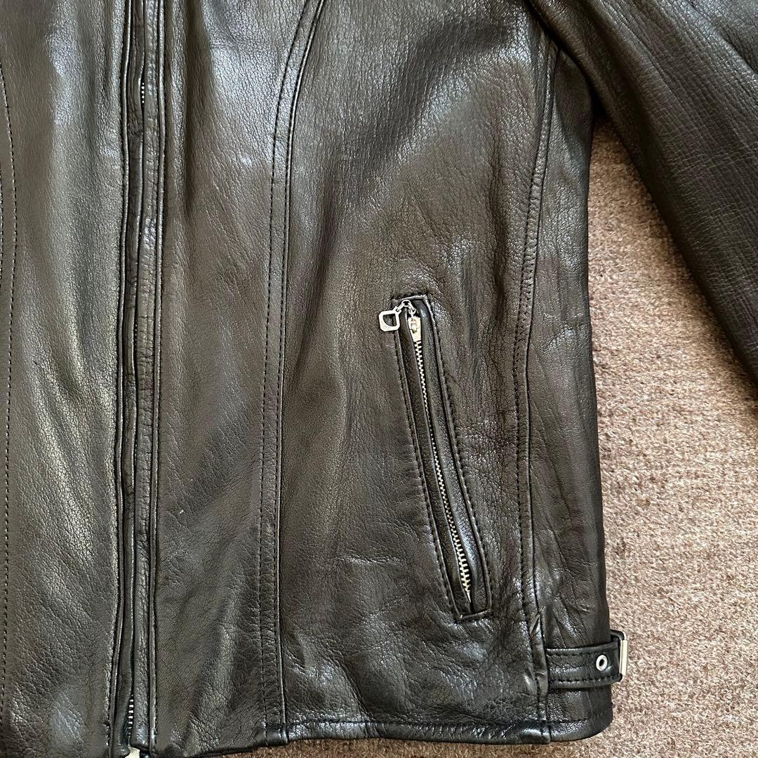 ルードギャラリー　ブラックレベル　アロー　レザージャケット　シングル　大人気　M