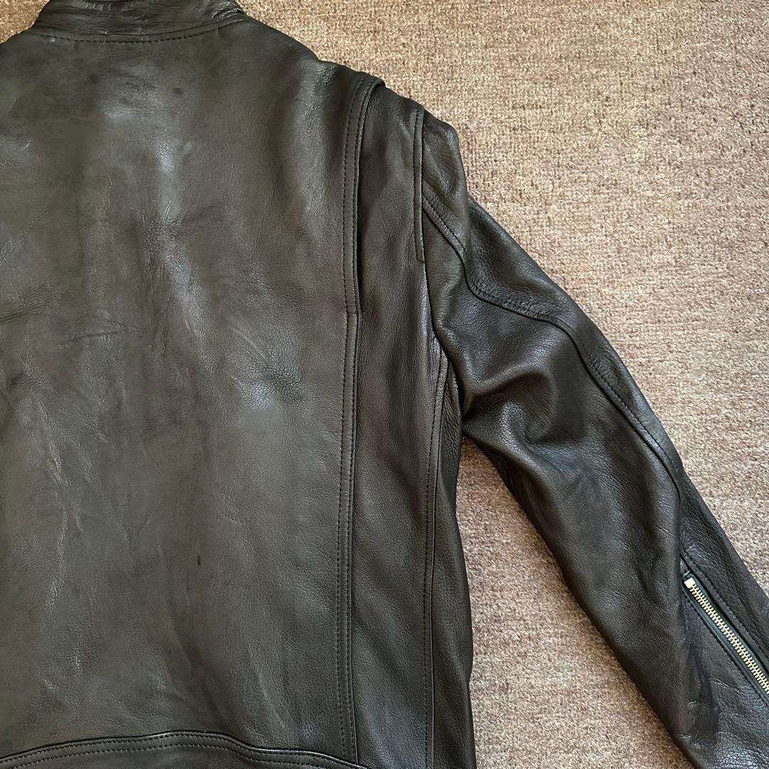 ルードギャラリー　ブラックレベル　アロー　レザージャケット　シングル　大人気　M