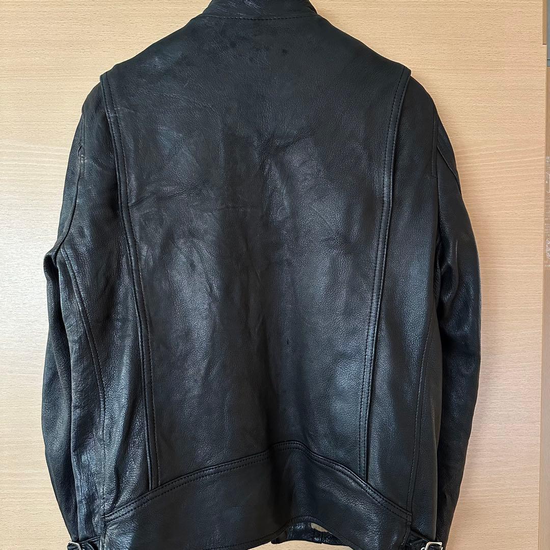 ルードギャラリー　ブラックレベル　アロー　レザージャケット　シングル　大人気　M