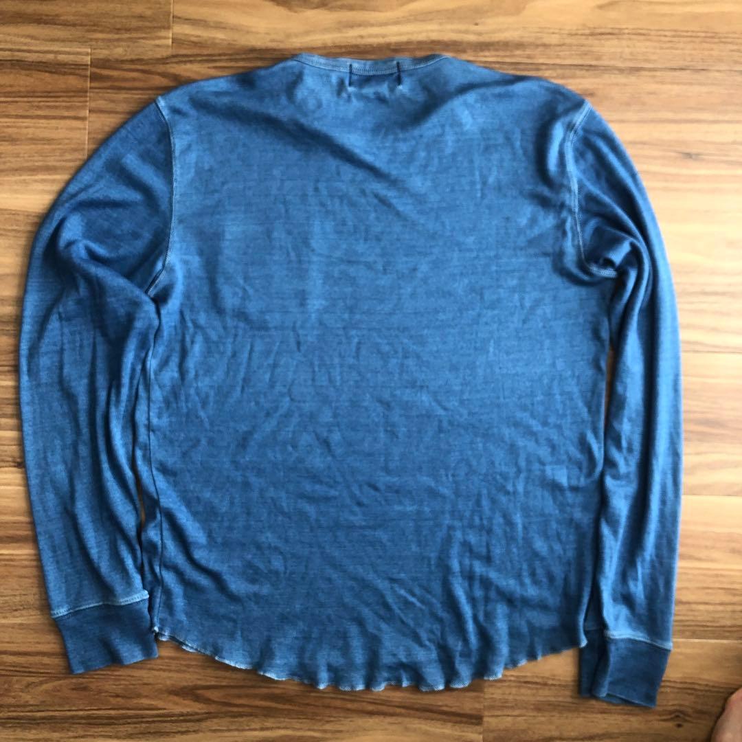 RRL ダブルアールエル　デニム　長袖カットソー ラルフローレン　希少サイズ