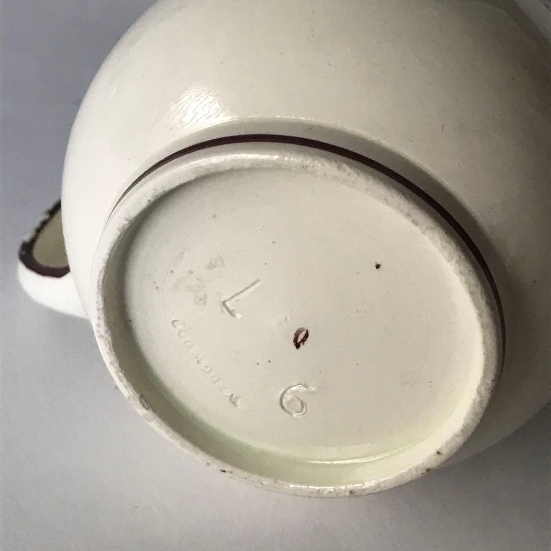  ウェッジウッド ポット クリームウェア アンティーク