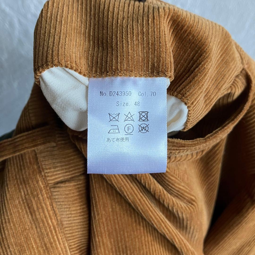 新品 D.C.WHITE BOSTON CORDUROY マスタード 48