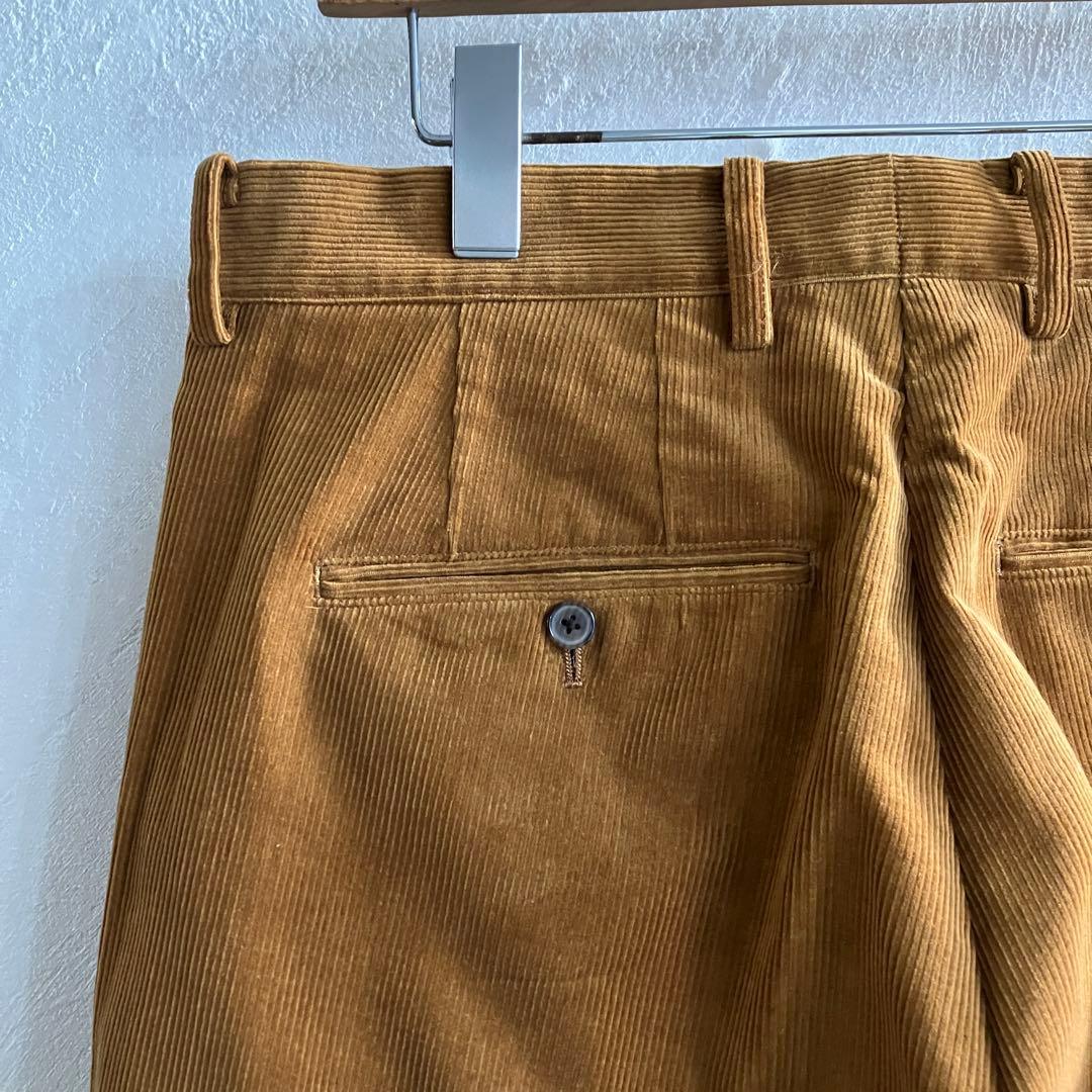新品 D.C.WHITE BOSTON CORDUROY マスタード 48