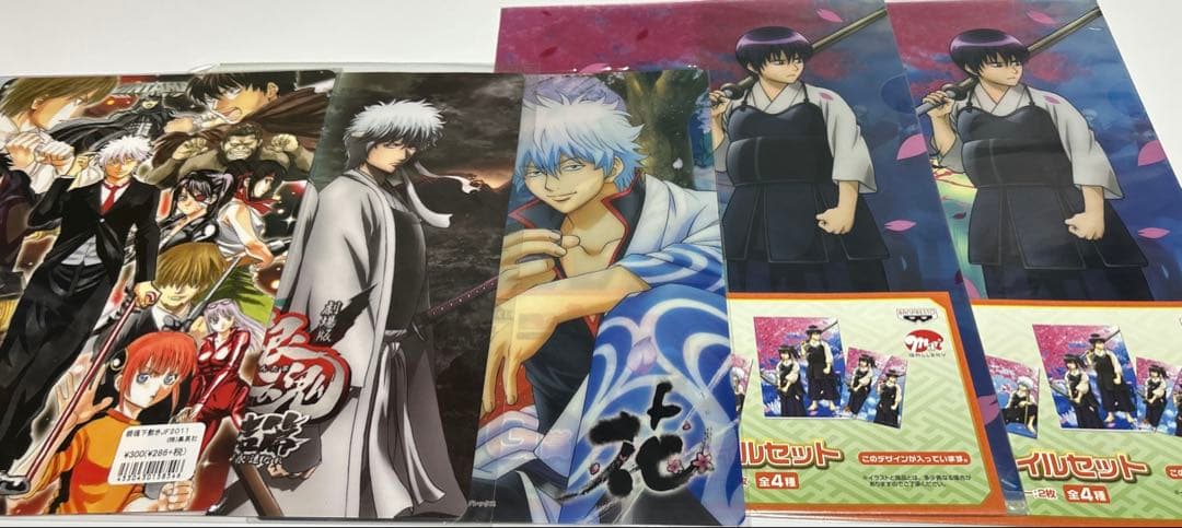 銀魂 クリアファイル 下敷き まとめ売り