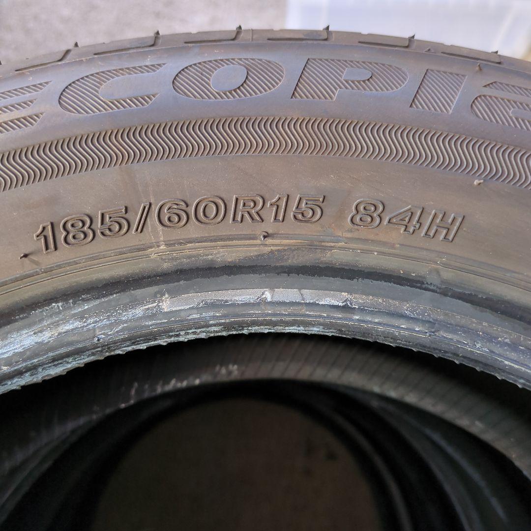 185/60R15　BSエコピア サマータイヤ 4本セット