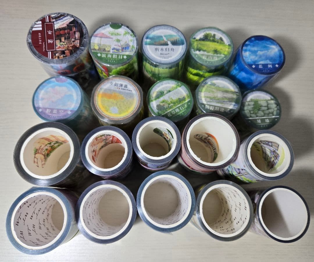 海外マステ　風景　背景　装飾　PETマステ　まとめ売り