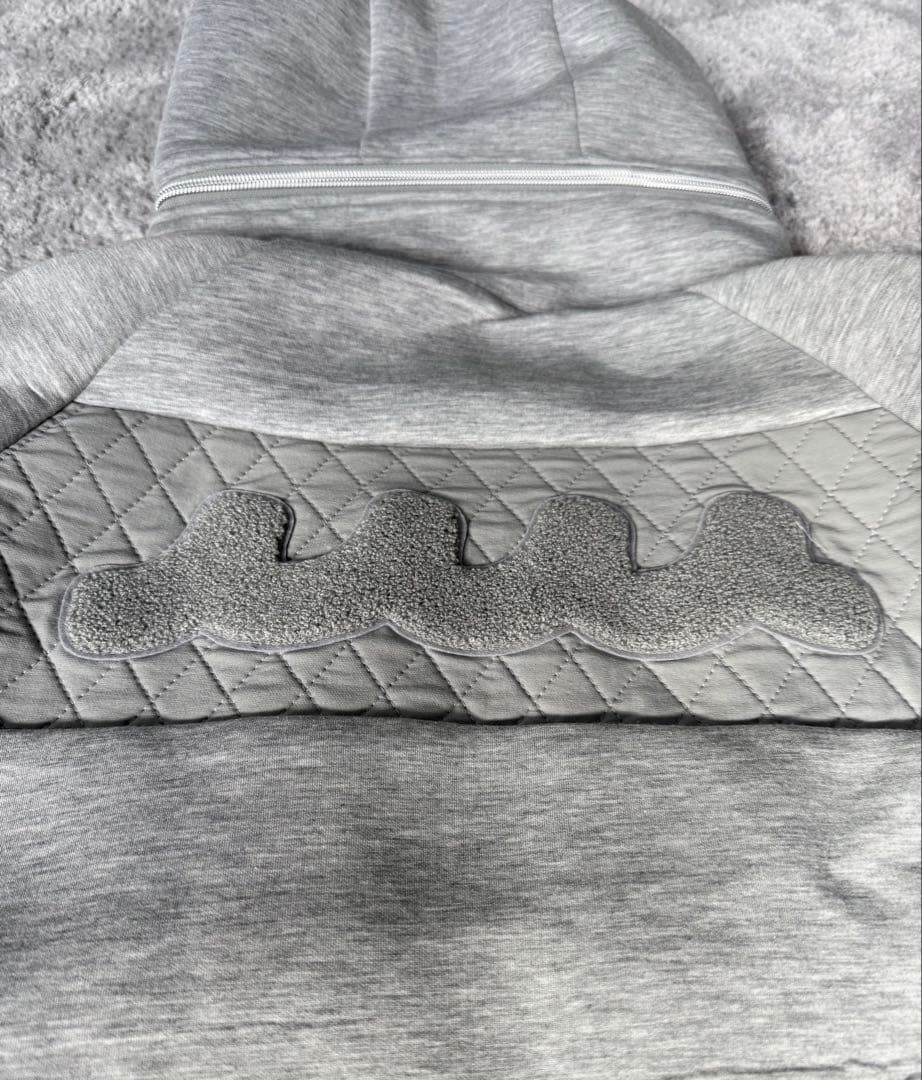 【新品】mutaMARINEボンディングパーカー　グレーMサイズ