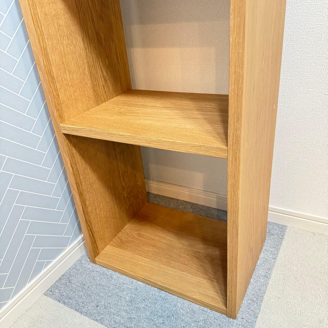 【直接引き取り限定】スタッキングシェルフ　５段　オーク材　美品　北欧　完売品　棚