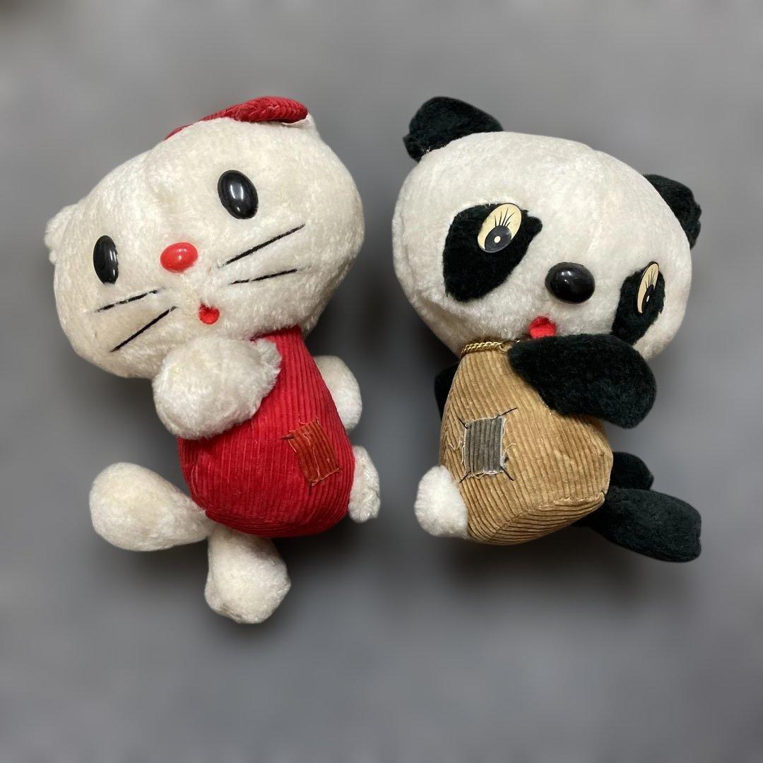 超希少【初期】ハローキティ&パンダぬいぐるみ　1975？**。23