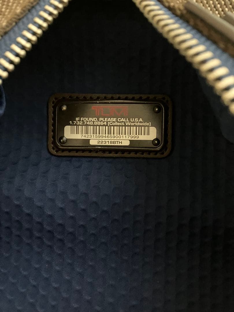 TUMI トゥミ ボディバッグ スリングバッグ ネイビー 【22318BTH】