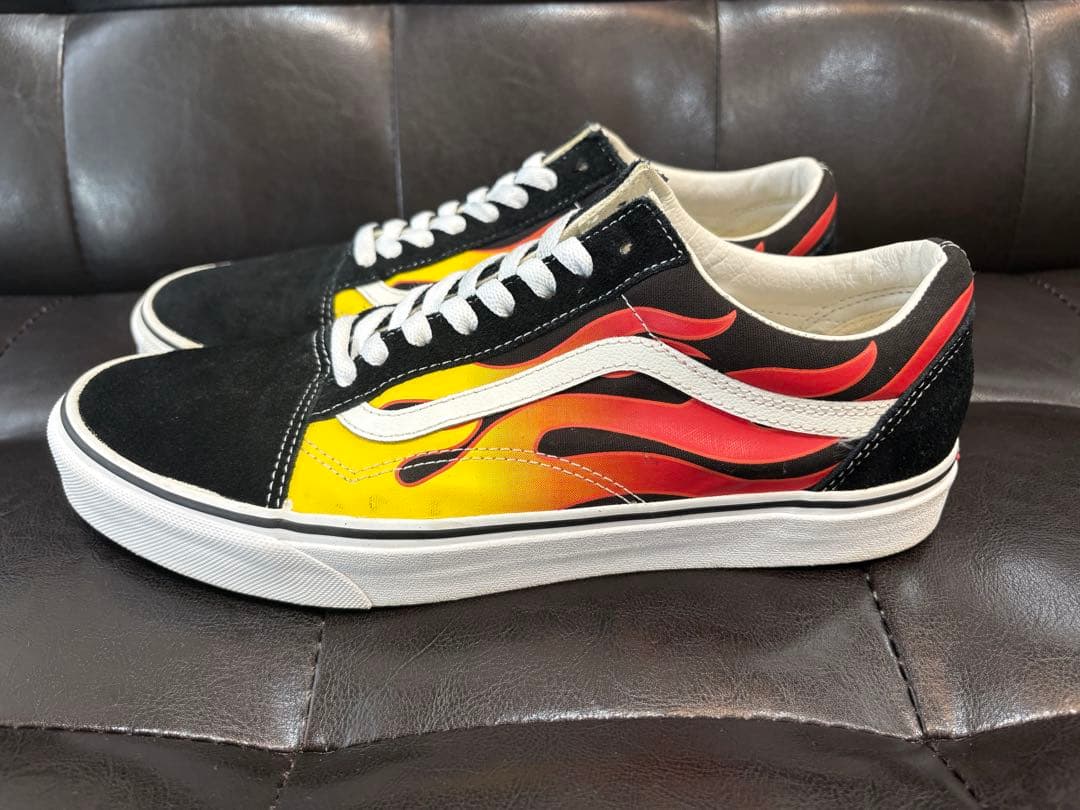 廃盤vansバンズオールドスクールファイヤーパターンシュプリームワコマリア