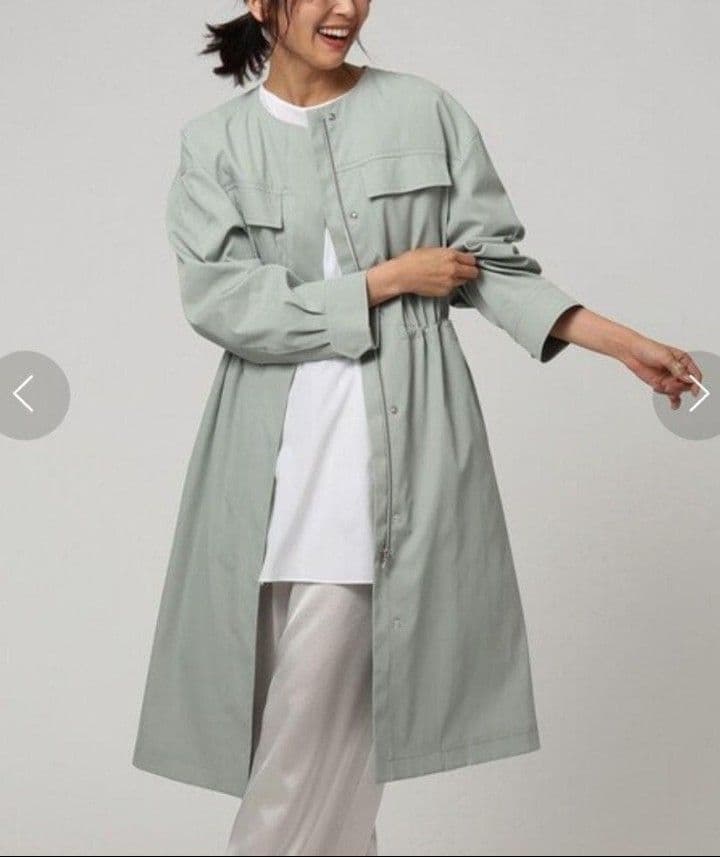 美品 アンタイトル 定価4万6千 ライナー付 ブリーゼドライ ストレッチコート