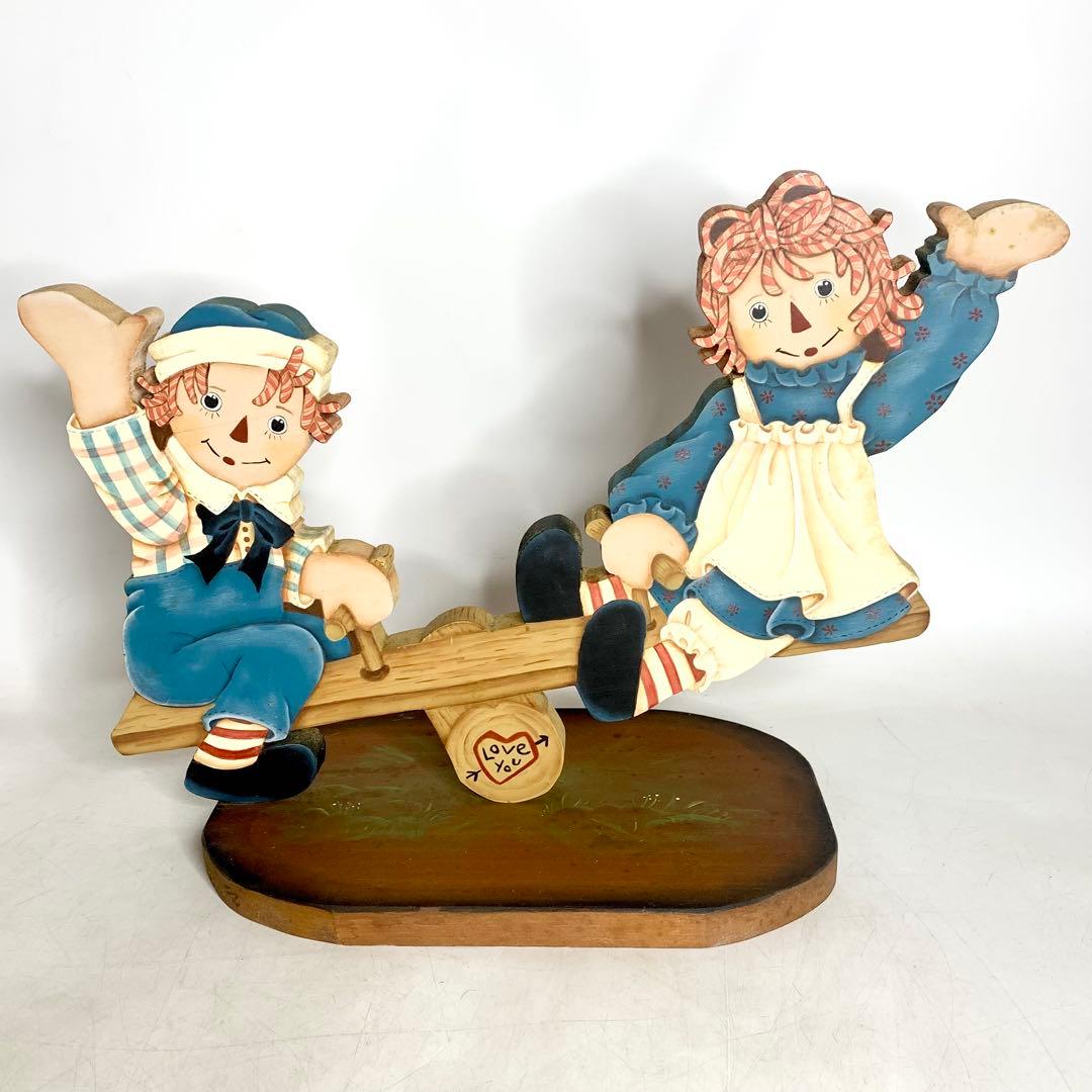 トールペイント ラガディアン＆アンディ ウェルカムボード　木製　インテリア