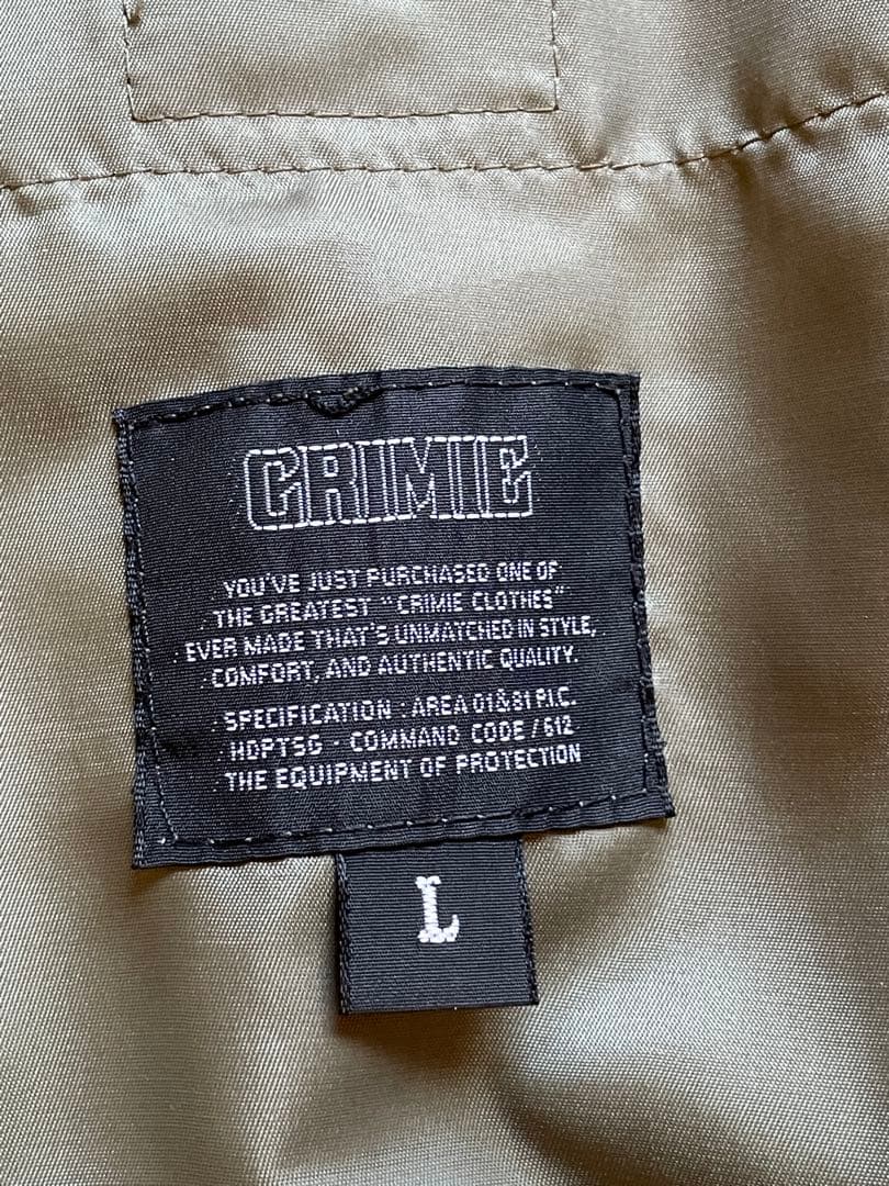 SCHOTT×THE CRIMIE N-2B フライトジャケット　サイズL