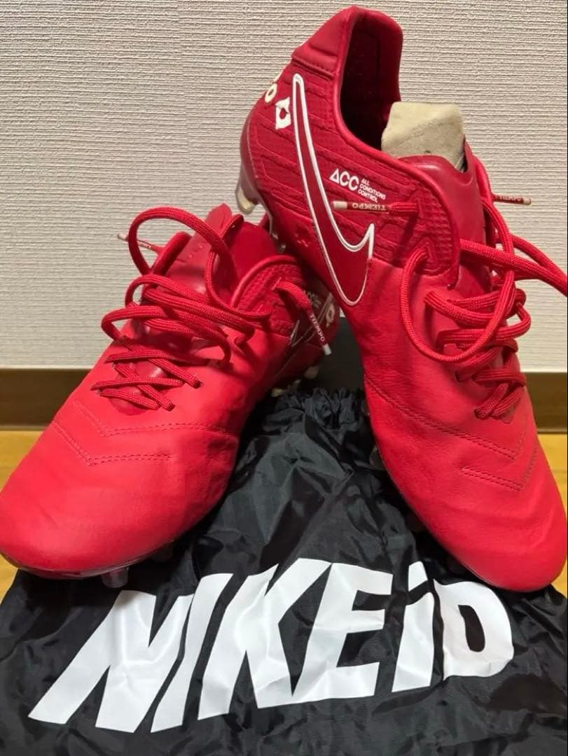 【激レア】NIKE ID ティエンポ FG サッカースパイク27㎝ 箱&袋付き