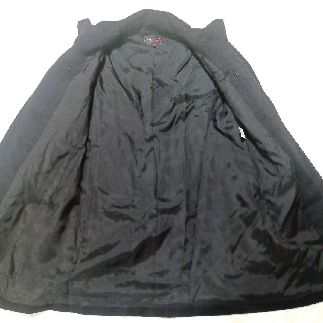 いちご♡断捨離中　agnes b homme カシミヤ ステンカラーコート