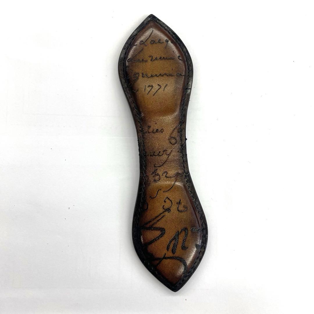 BERLUTI ベルルッティレザー マネークリップ 専用袋付き