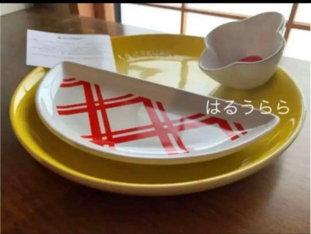 完売レア　ルクルーゼ　ドラえもん　コラボ　ドラミプレートセット　ドラえもんコラボ