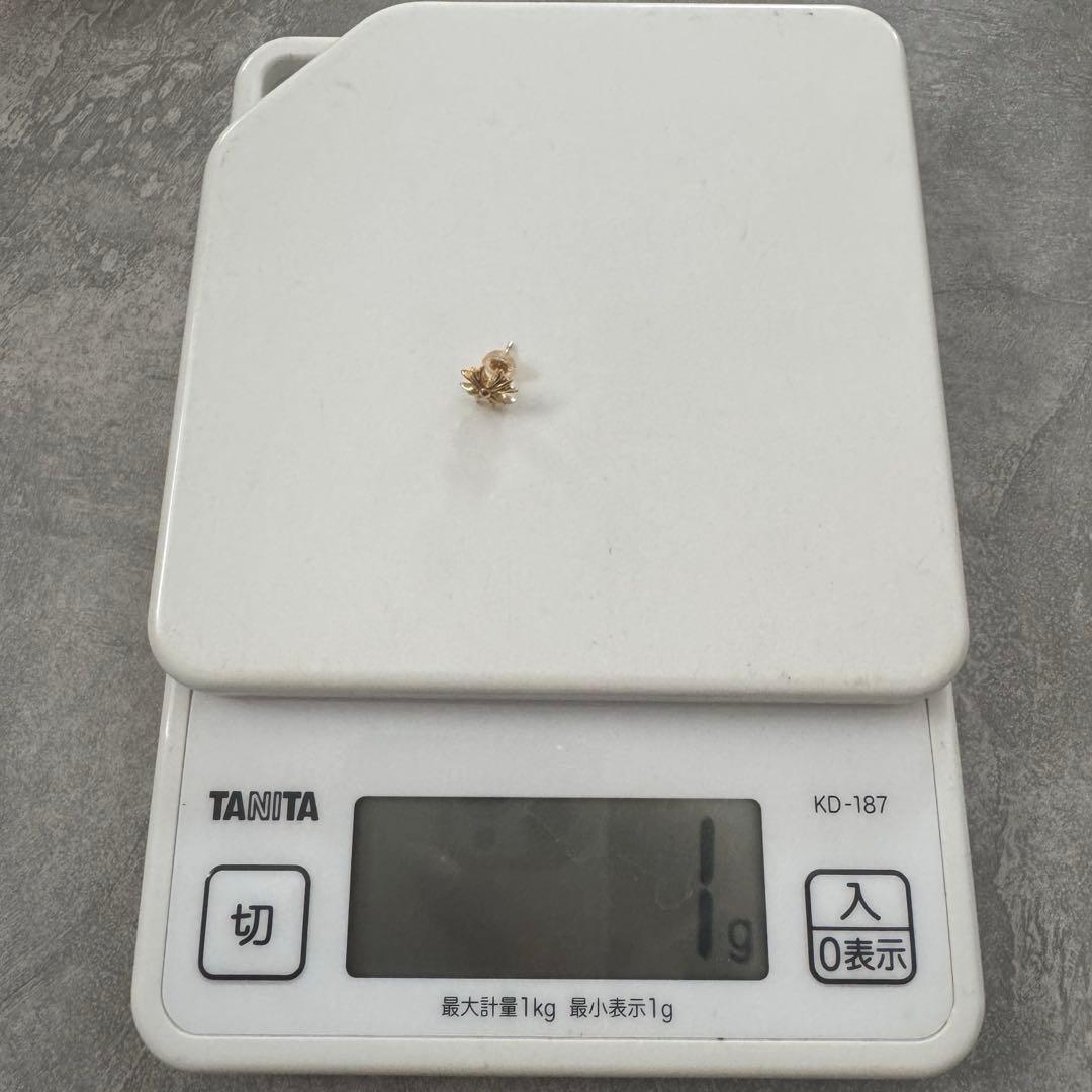 専用出品　　プラスクロス K18 ピアス 十字架 クロス 地金 18金