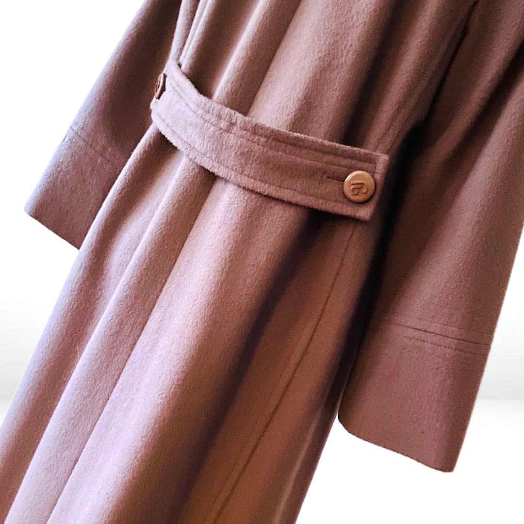 極美品✨◆PIERRE BALMAIN◆30万 チベットラムファーウールコート