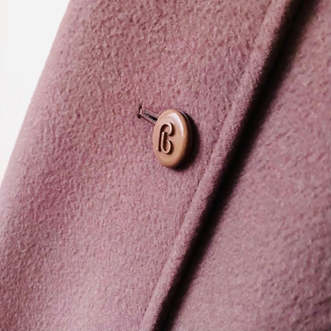 極美品✨◆PIERRE BALMAIN◆30万 チベットラムファーウールコート