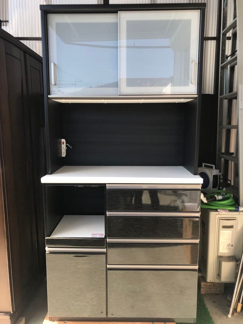 ☆ニトリ　キッチンボード　Nポスティア100KB BK 値引きしますよ^_^