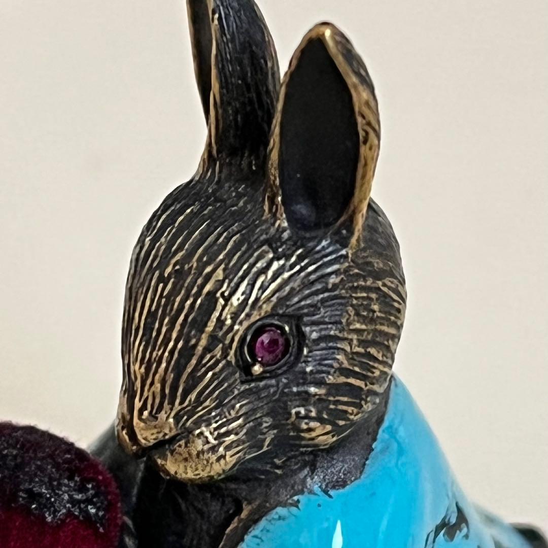 ピンクッション　針山　うさぎ　アンティーク　ヴィンテージ　ビンテージ