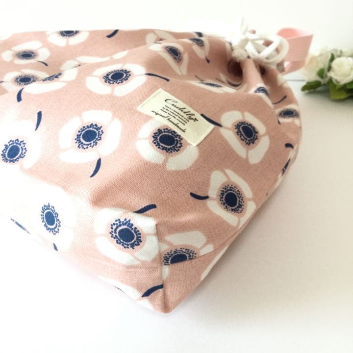 ♡北欧系アネモネフラワー★通園通学６点セット♡ ～内側11号帆布仕上げ〜