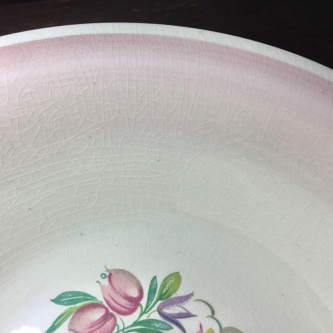 スージークーパー◆大きいボウル ピンク◆ドレスデンスプレイ サラダボウル