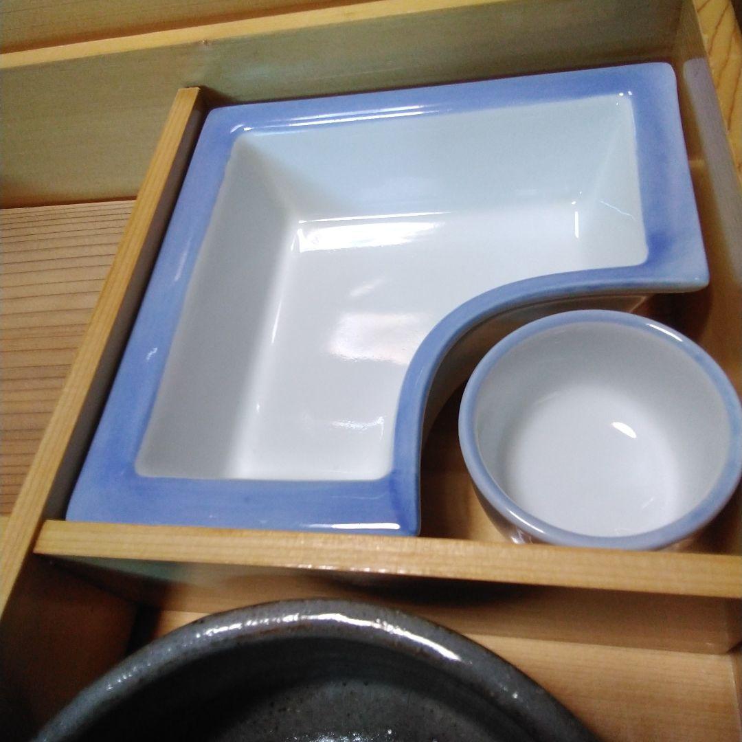 ともこ　松花堂弁当　ヒノキ木製セット 皿4点付き　5客