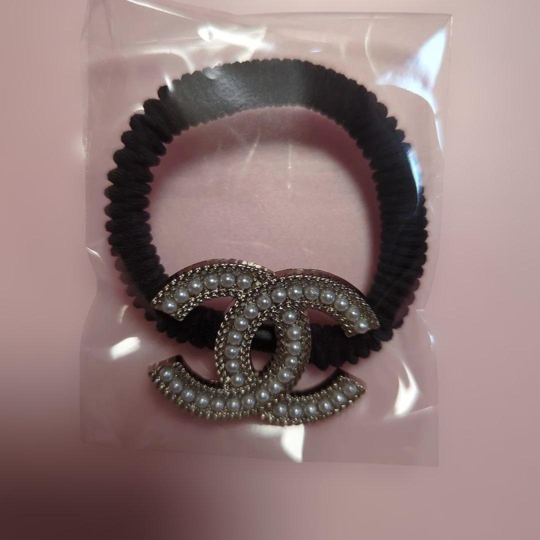 CHANEL ヘアゴム セット ゴールド ブラック