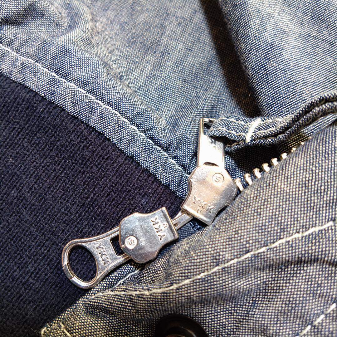 エンジニアードガーメンツ　ブルゾン　ジャケット　M美品　インディゴ調 アメリカ製