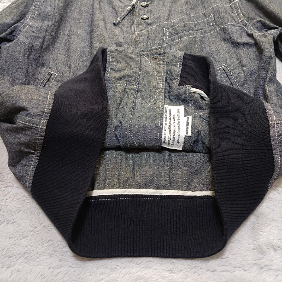 エンジニアードガーメンツ　ブルゾン　ジャケット　M美品　インディゴ調 アメリカ製