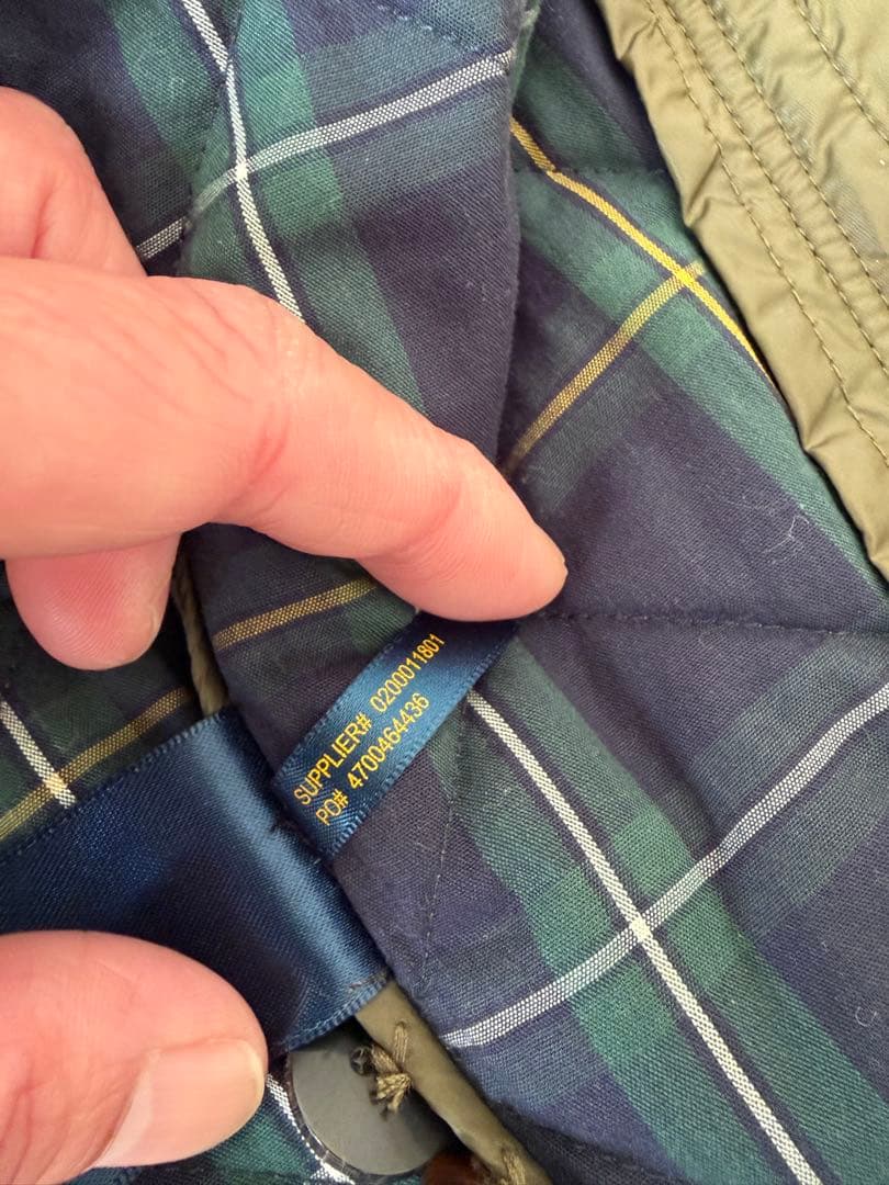 Polo Ralph Lauren キルティングジャケット M オリーブ