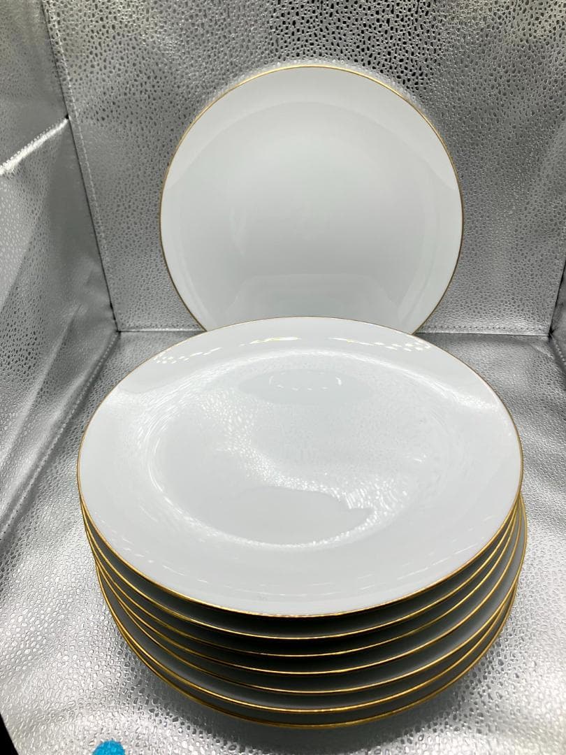 大倉陶園　ゴールドライン　パン皿　 8枚セット