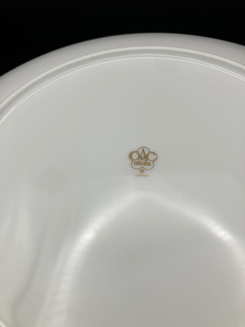 大倉陶園　ゴールドライン　パン皿　 8枚セット