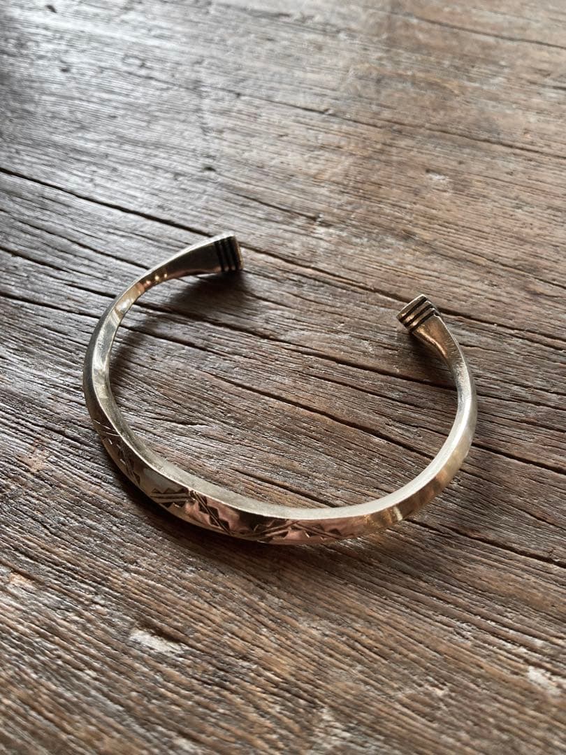 新品未使用　トゥアレグ族 エボニーバングル　tuareg bangle ③