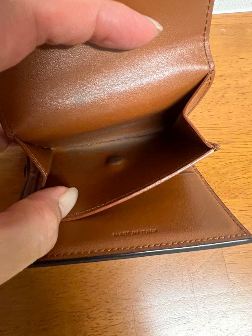 CELINE チェック柄 三つ折り財布