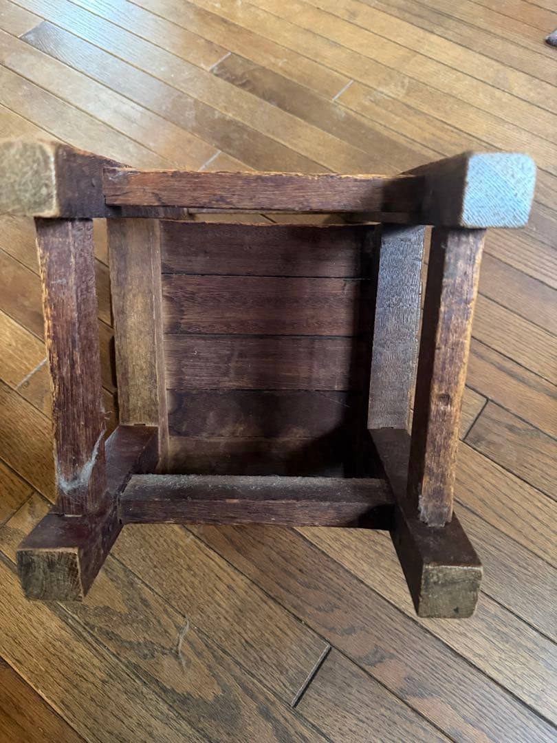 gentookidsカエルの送料も込匠　木工職人技ミニチェア　椅子天然無垢