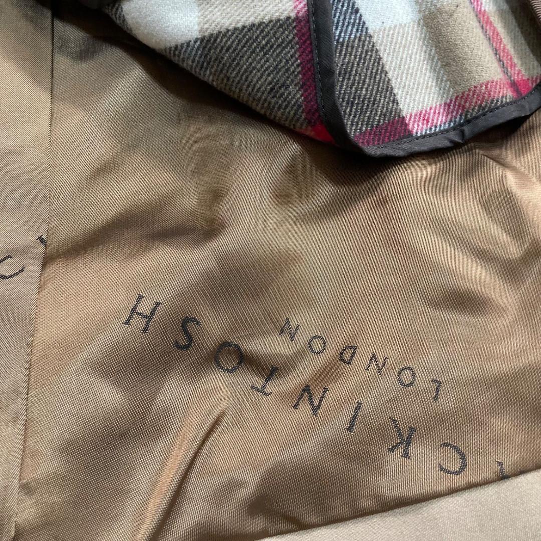 15172✨マッキントッシュロンドン トレンチコート ライナー付き ベージュ