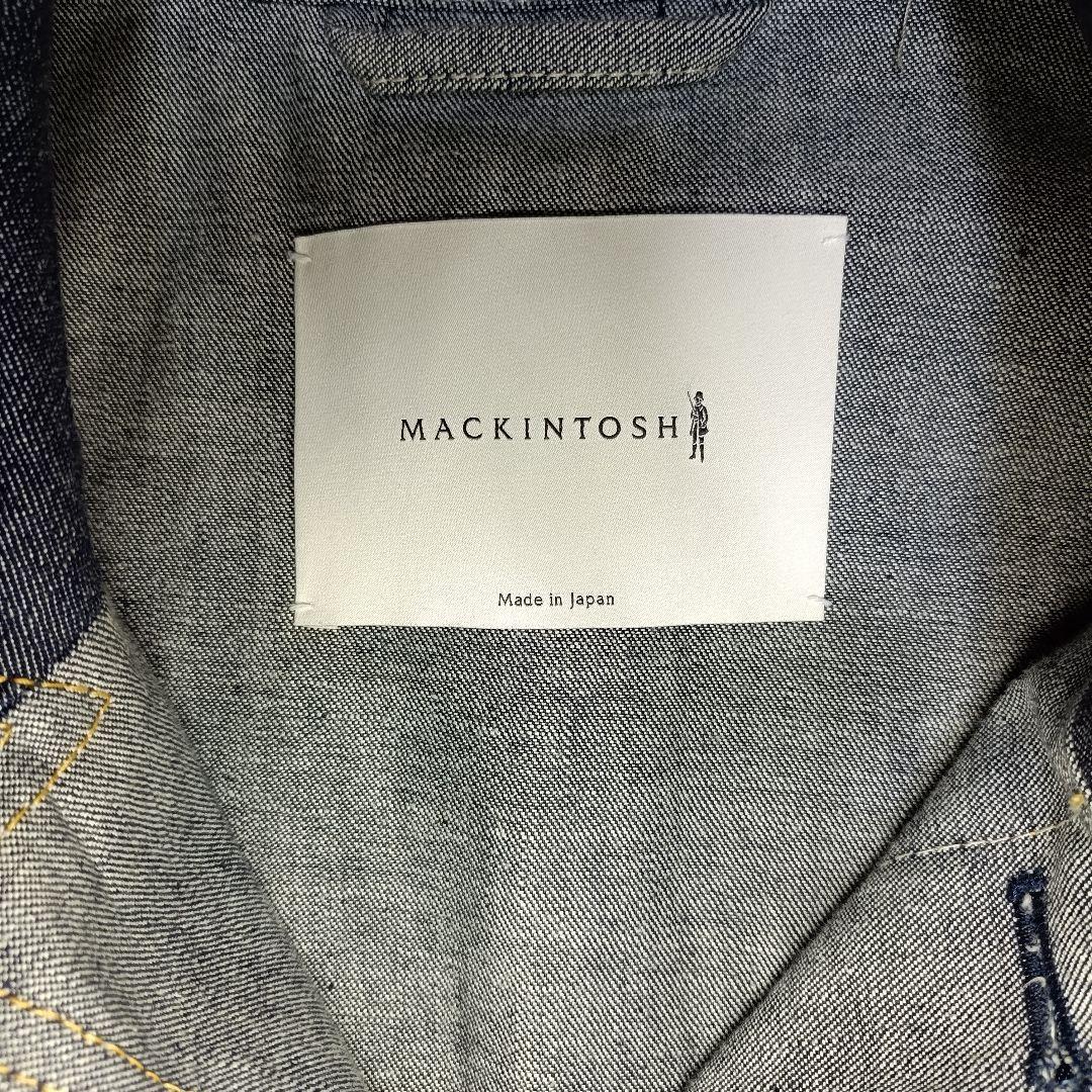 MACKINTOSH ステンカラーコート インディゴデニム