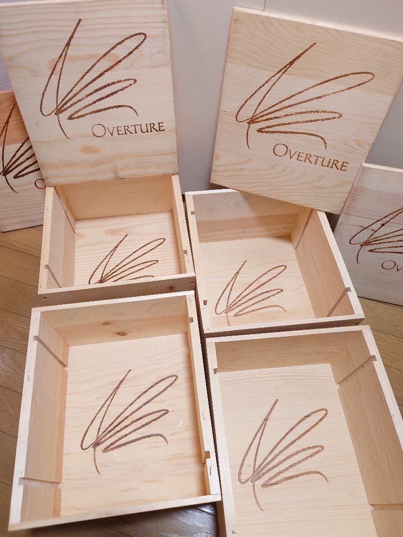 ♡OVERTURE木箱♡オヴァチュア♡ワイン木箱♡4箱セット♡