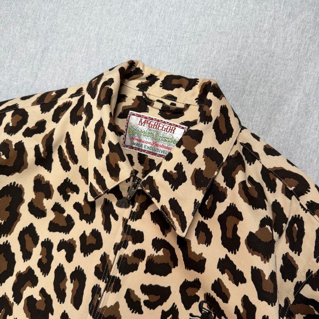 【極美品】ワコマリア McGREGOR レオパード ドリズラージャケット M