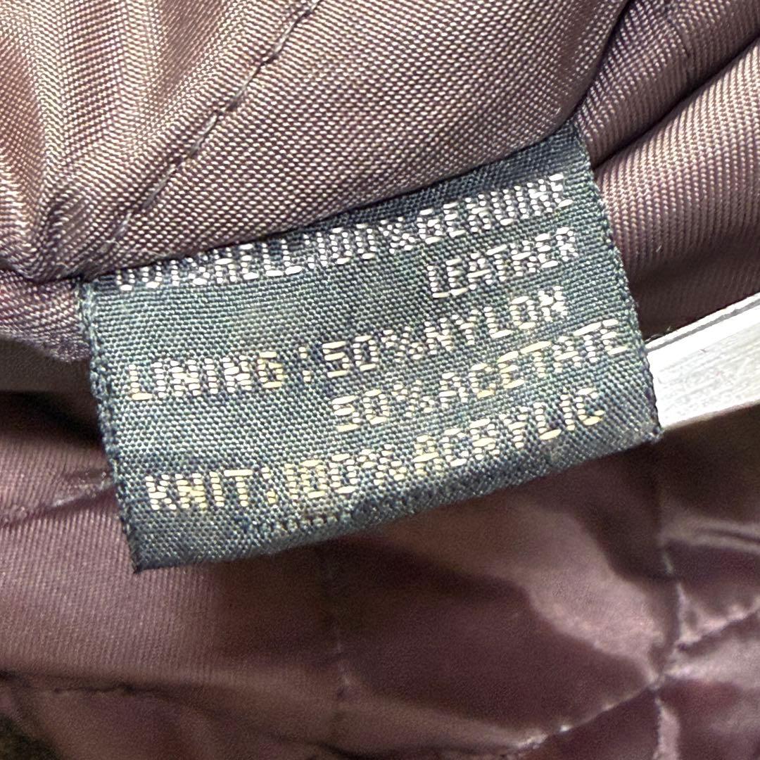 90s✨AVIREX アーチロゴ バーシティ オールレザージャケット M 短丈