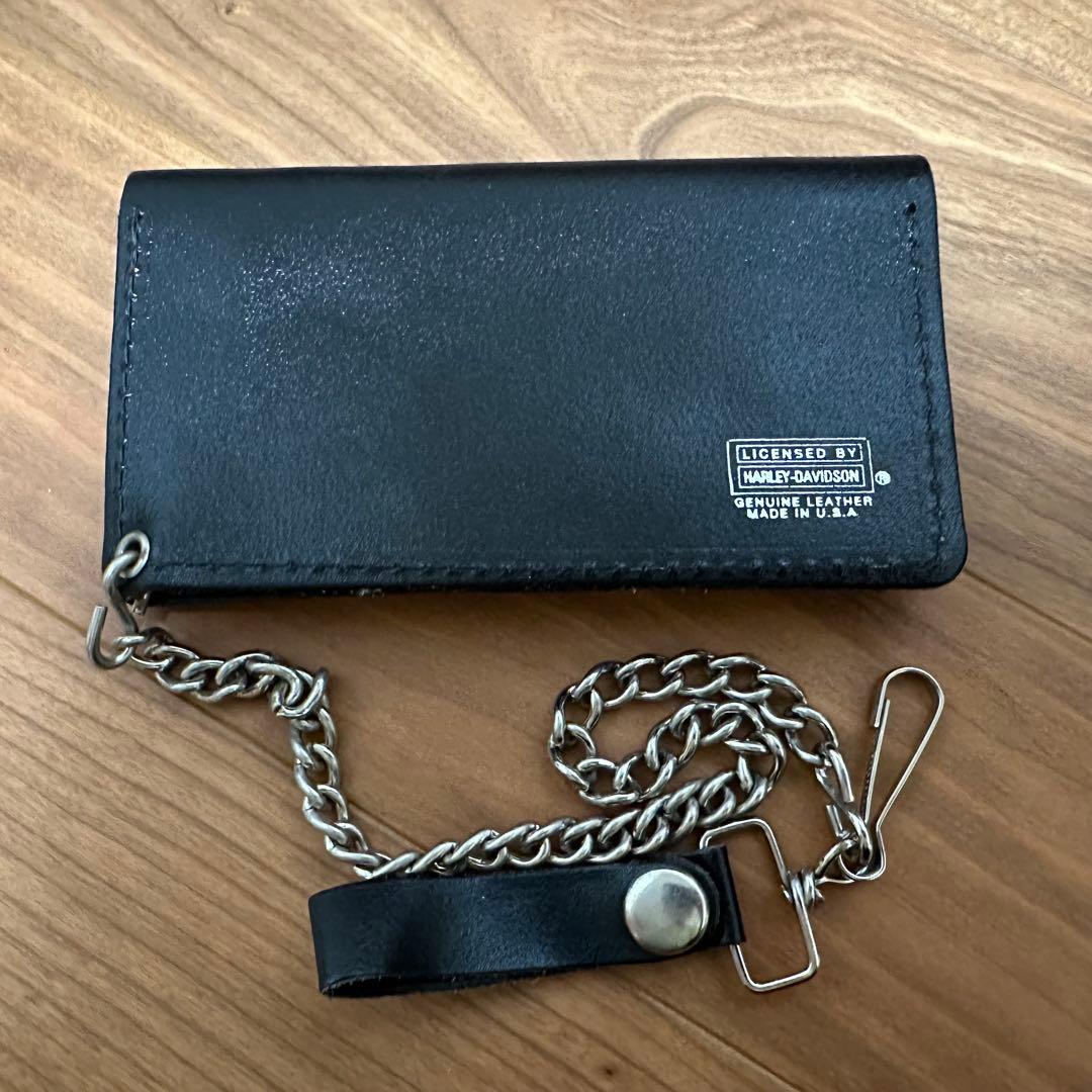 ハーレーダビッドソン　財布　トラッカーウォレット　ヴィンテージ