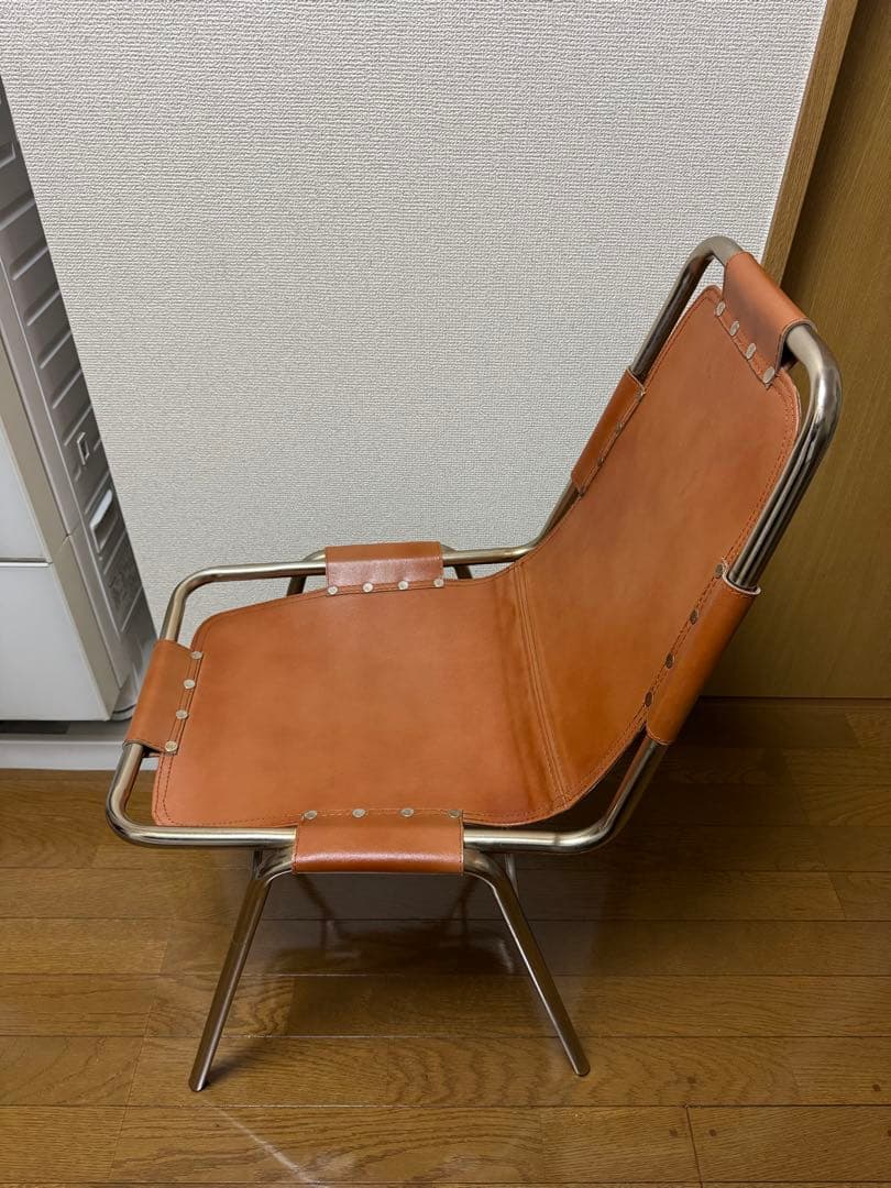 シャルロットペリアン　レザーチェア　リプロダクト　ダイニングチェア　ヴィンテージ