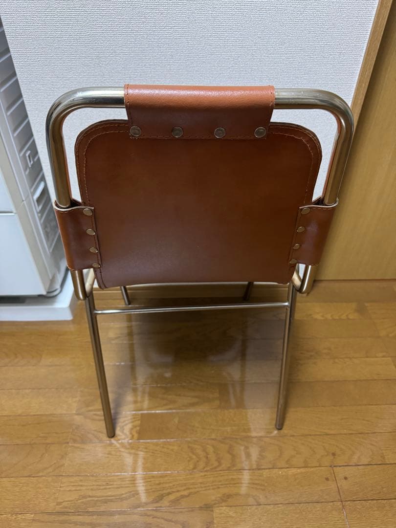 シャルロットペリアン　レザーチェア　リプロダクト　ダイニングチェア　ヴィンテージ