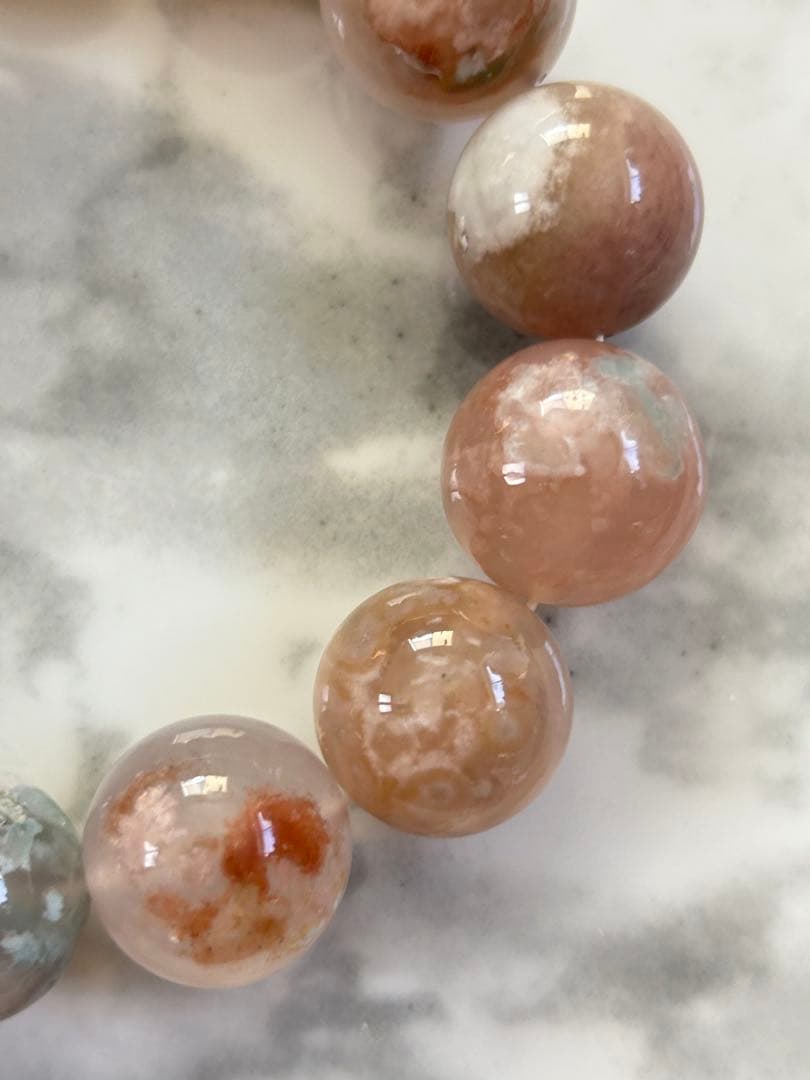 桜瑪瑙　ブレスレット18.2