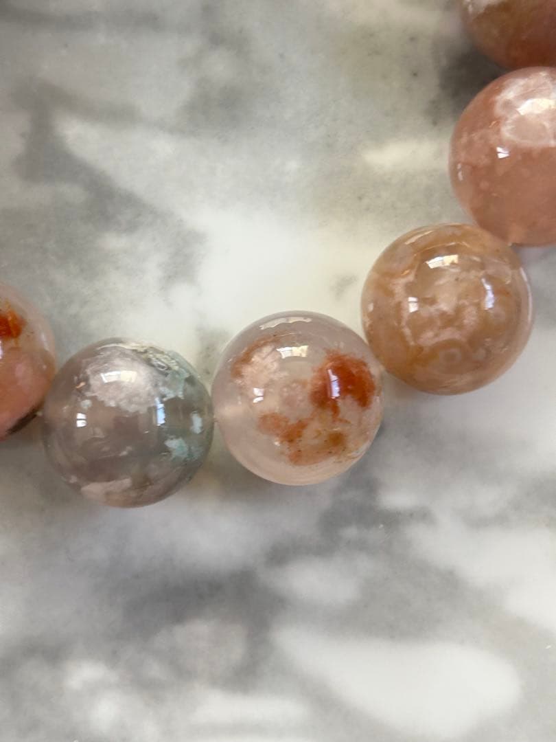 桜瑪瑙　ブレスレット18.2