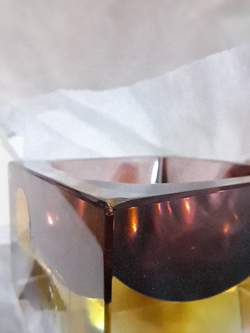 灰皿 ビンテージ ムラノ ガラス BUCELLA RENZO vetri